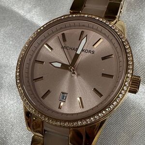 Michael Kors Rose Gold Watch EUC